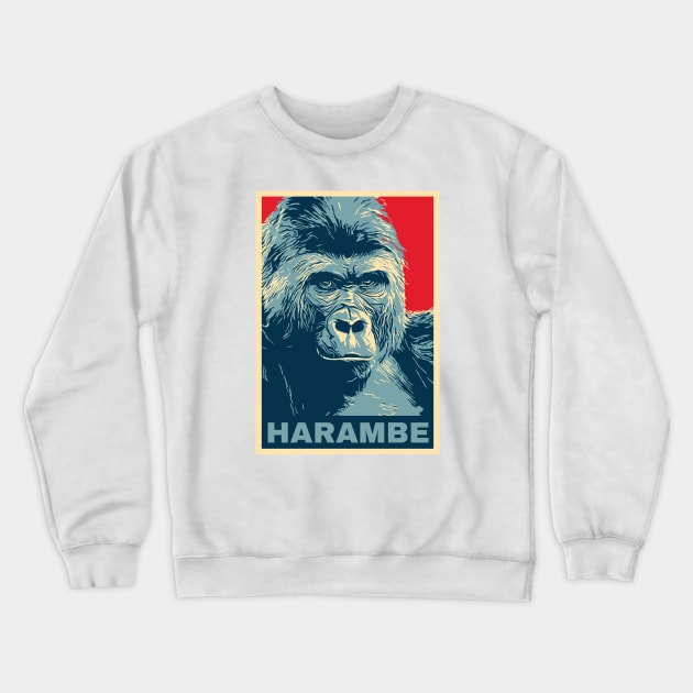 Harambe Crewneck Sweatshirt by dan89